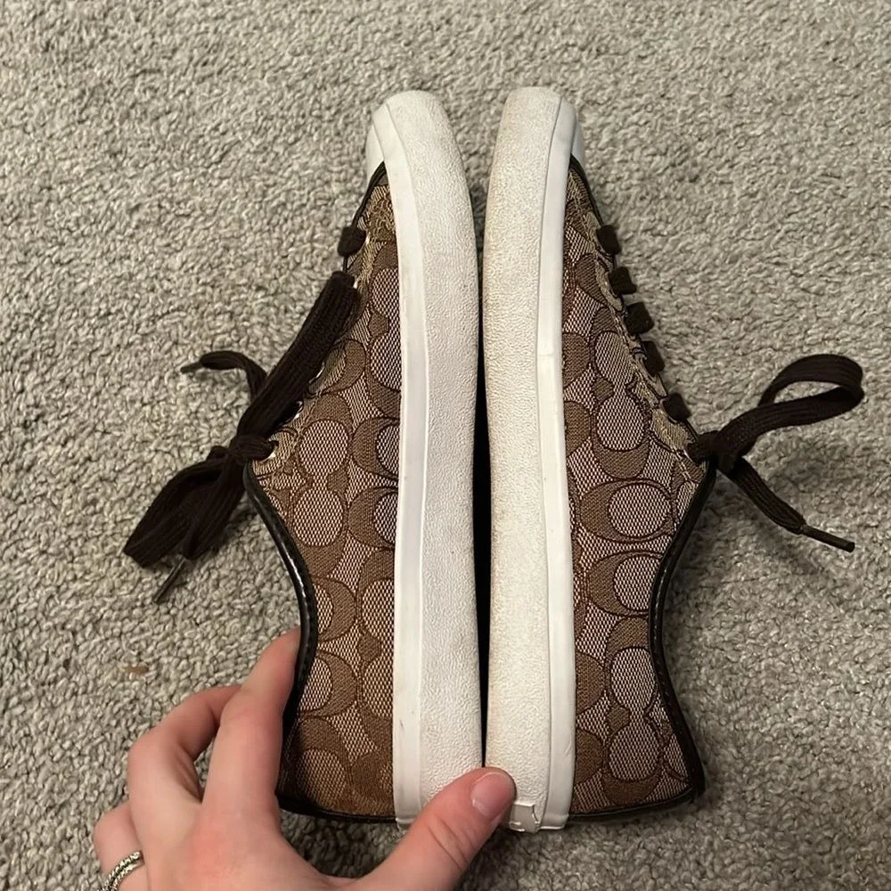 COACH Empire Sneakers Shoes Size 7.5B‎